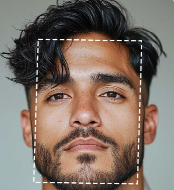 best haircut for a square face male